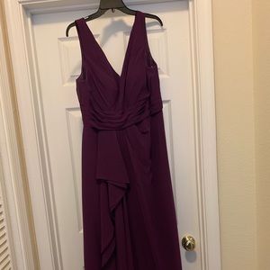 Purple bridesmaid dress